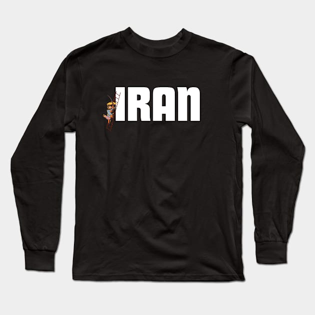 LOVE IRAN - Persian (iran) design Long Sleeve T-Shirt by Elbenj